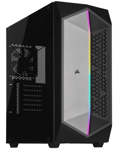 Купить Корпус Corsair 470T RGB [CC-9011215-CN] черный в интернет-магазине DNS. Характеристики, цена Corsair 470T RGB | 5643353.