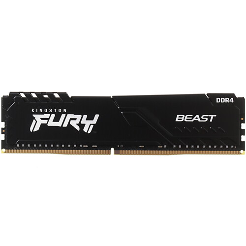 Купить Оперативная память Kingston FURY Beast Black [KF432C16BB1/16] 16 ГБ в интернет-магазине DNS. Характеристики, цена Kingston FURY Beast Black | 4837698.