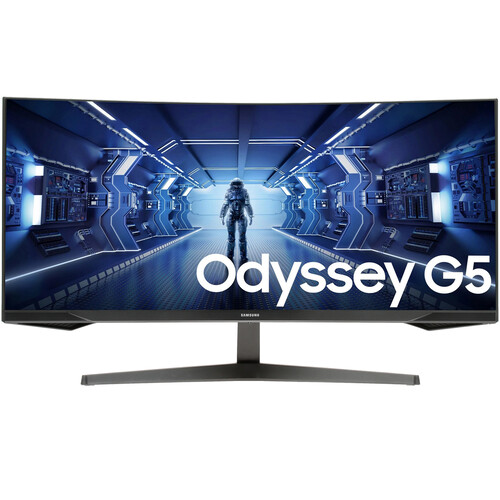 Купить 34" Монитор Samsung Odyssey G5 G55T C34G55TWWI черный в интернет ...