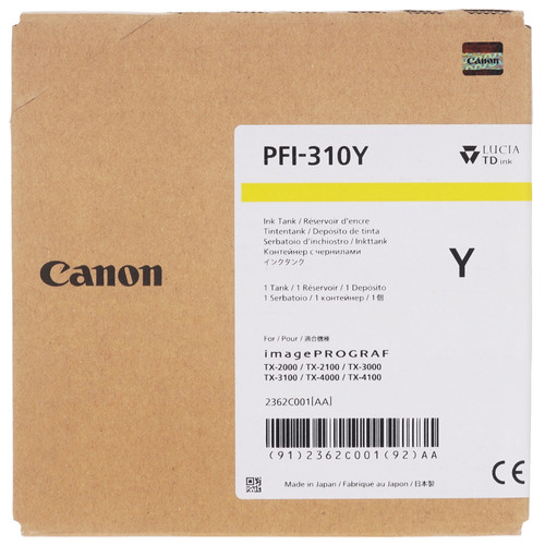 Купить Картридж Canon PFI-310Y желтый в интернет-магазине DNS. Характеристики, цена Canon PFI-310Y | 9911277.