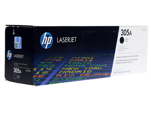 Купить Картридж лазерный HP 305A (CE410A) черный, с чипом в интернет-магазине DNS. Характеристики, цена HP 305A (CE410A) | 0158345.