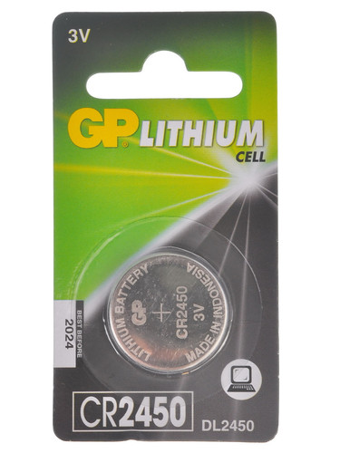 Купить Батарейка GP Lithium CR2450 в интернет-магазине DNS. Характеристики, цена GP Lithium | 0193792.