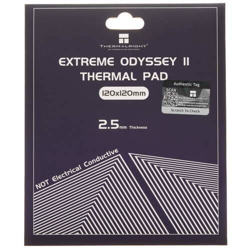 Купить Термопрокладка  Thermalright Extreme Odyssey II [ODYSSEY-II-120X120-2.5] в интернет-магазине DNS. Характеристики, цена Thermalright Extreme Odyssey II | 5421942.