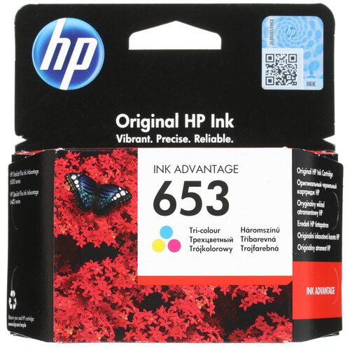 Купить Картридж HP 653 (3YM74AE) многоцветный в интернет-магазине DNS. Характеристики, цена HP 653 (3YM74AE) | 1679048.