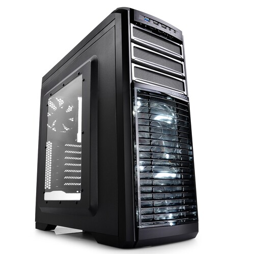 Купить Корпус Deepcool Kendomen TI, Mid-Tower, USB3, Black, Window, без БП в интернет-магазине DNS. Характеристики, цена  | 1021865.