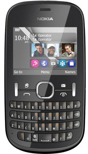Купить Сотовый телефон Nokia 200 Asha Graphite GSM/2SIM/TFT/240x320/2Мп/32Mb/microSD/BT/GPRS/EDGE в интернет-магазине DNS. Характеристики, цена  | 0143639.