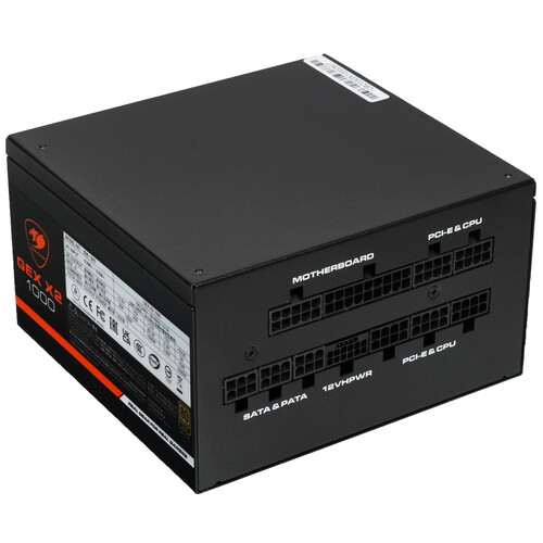 Купить Блок питания Cougar GEX X2 1000 1000W [GEX X2 1000] черный в интернет-магазине DNS. Характеристики, цена Cougar GEX X2 1000 1000W | 5086907.