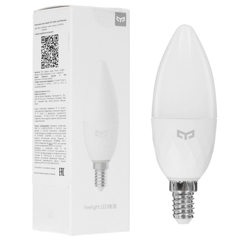Купить Умная светодиодная лампа Yeelight LED Candle Light B39 в интернет-магазине DNS. Характеристики, цена Yeelight LED Candle Light B39 | 4733399.