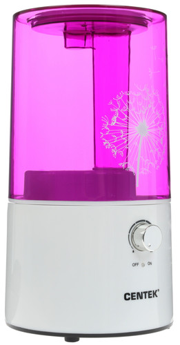 Купить Увлажнитель воздуха Centek CT- 5101V [25 Вт, 30 м², объем 2.5 л, 300 мл/ч, ультразвуковой, фиолетовый] в интернет-магазине DNS. Характеристики, цена  | 1085858.