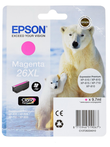 Купить Картридж Epson T2633 XL пурпурный в интернет-магазине DNS. Характеристики, цена Epson T2633 XL | 0158376.