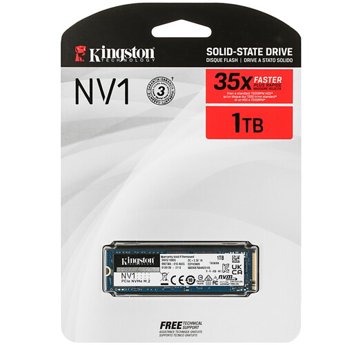 Купить SSD M.2 накопитель Kingston NV1 [SNVS/1000G] в интернет магазине ...