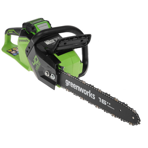 Купить Аккумуляторная цепная пила GreenWorks GD40CS18K2 (2005807UA)  шина - 40 см (16") в интернет-магазине DNS. Характеристики, цена GreenWorks GD40CS18K2 (2005807UA) | 8196540.