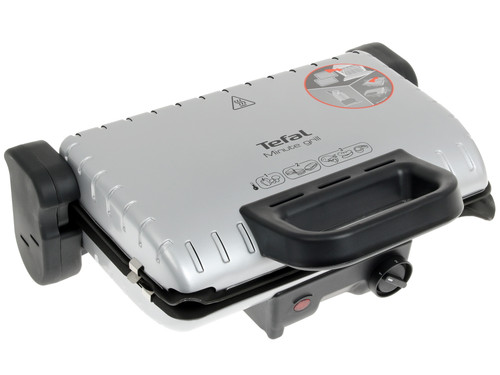 Купить Гриль Tefal Minute Grill GC205012 серебристый в интернет-магазине DNS. Характеристики, цена Tefal Minute Grill GC205012 | 1162418.