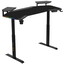 Стол компьютерный AndaSeat Shadow Warrior черный [ДСП, 160 см x 120 см x 80 см]