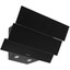 Вытяжка наклонная KRONA AURORA 600 black S черный/черный [стекло, 950 м³/ч, 100 Вт, режимы - отвод/циркуляция, ширина - 60 см]