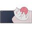 Коврик DEXP SP-XL C-Snowy (XL) белый [полиэстер, 900 мм x 350 мм x 4 мм, рисунок - животные]