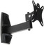 Кронштейн для ТВ Holder LCDS-5004M черный [для 10"-32", наклон вверх 6° наклон вниз 15°, поворот 270°, до 25 кг, до 235 мм от стены/потолка]