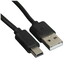 Кабель FinePower mini USB-B - USB Type-A черный 3 м [форма - круглая, оплетка - ПВХ, 2 А, 10 Вт, 1 шт]
