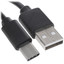 Кабель FinePower USB Type-C - USB Type-A черный 1 м [форма - круглая, оплетка - ПВХ, 2 А, 10 Вт, 1 шт]
