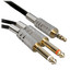 Кабель   DEXP jack 3.5 мм - jack 6.3 мм х2 шт. черный [Male - Male, 6 м]