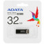 Память USB Flash 32 ГБ ADATA UR340 [AROY-UR340-32GBK] [USB 3.2 Gen 1/USB Type-A, до 100 Мбайт/сек, монолит, металл]