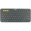 Клавиатура  беспроводная Logitech K380 цвет серый [мембранная, клавиш - 80, Bluetooth]