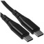Кабель DEXP USB Type-C - USB Type-C черный [USB 2.0, форма - круглая, оплетка - нейлоновая, 5 А, металлический корпус разъемов, 1 шт]