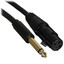 Кабель   Ugreen XLR - jack 6.3 мм черный [Male - Female, 5 м]