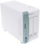 Сетевое хранилище (NAS) QNAP D2 Pro [2 шт x 3.5" или 2.5", 2480 МГц, 1 ГБ, USB 3.2 Gen 1 x3, USB 3.2 Micro-B x1, 3.5 мм jack x2, HDMI, разъем SD-карты]