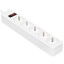 Сетевой фильтр DEXP Standard 550W белый [розетки - 5, 10 А, 2400 Вт, кабель - 5 м]