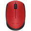 Мышь беспроводная Logitech M171 [910-004641] красный [1000 dpi, светодиодный, USB Type-A, кнопки - 3]