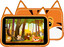 8" Планшет KENSHI Kids H20 LTE 64 ГБ оранжевый [1280x800, IPS, 4x2 ГГц, 3 ГБ, 4000 мА*ч, Android 13.x]