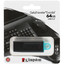 Память USB Flash 64 ГБ Kingston DataTraveler Exodia [DTX/64GB] [USB 3.2 Gen 1/USB Type-A, монолит с колпачком, пластик]