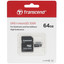 Карта памяти Transcend High Endurance microSDXC 64 ГБ [TS64GUSD350V] [Class 10, UHS Class 1, запись - 45 Мбайт/сек, чтение - 95 Мбайт/сек]