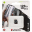 Карта памяти Kingston Canvas Select Plus microSDXC 128 ГБ [SDCS2/128GBSP] [A1, Class 10, UHS Class 1, Video Class 10, запись - 100 Мбайт/сек, чтение - 100 Мбайт/сек]