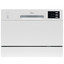 Посудомоечная машина Midea MCFD55320W белый [расход воды - 6.5 л, кол-во комплектов - 6, кол-во корзин - 1 шт, дисплей, защита от протечек, 43.8 см х 55 см х 50 см]