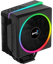 Кулер для процессора AeroCool Cylon 4 [LGA 1700] [ACTC-CL30410.06] черный [вентилятор - 120 x 120 мм, до 1800 об/мин, основание - алюминий/медь, теплотрубки - 4 x 6 мм, 26 дБ, 4 pin, 145 Вт, подсветка - ARGB]