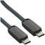 Кабель KEYRON USB Type-C - USB Type-C серый [USB 2.0, форма - круглая, оплетка - нейлоновая, 5 А, металлический корпус разъемов, 1 шт]