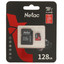 Карта памяти Netac microSDXC 128 ГБ [NT02P500PRO-128G-R] [A1, Class 10, UHS Class 3, Video Class 30, чтение - 100 Мбайт/сек]