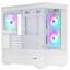 Корпус ZALMAN P30 [P30 WH] белый [Mini-Tower, Micro-ATX, Mini-ITX, USB 3.2 Gen 1 Type-A, USB 3.2 Gen 1 Type-C, ARGB вентиляторы, 3 x 120 мм]
