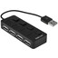 USB-разветвитель DEXP BT4-09 [USB 2.0 Type-A х 4, кабель - 10 см, корпус черный]