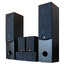Комплект акустики  SVEN HP-530T (5-point центр 90W, фронт 2x120W, тыл 2x60W) черный 1-box []
