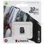 Карта памяти Kingston Canvas Select Plus microSDHC 32 ГБ [SDCS2/32GBSP] [A1, Class 10, Video Class 10, чтение - 100 Мбайт/сек]