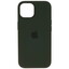 Накладка  Apple Silicone Case для Apple iPhone 15 зеленый [микрофибра, ТПУ]