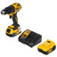 Дрель-шуруповерт DeWalt DCD709P2T XR FLEXVOLТ 18/54V [2 АКБ, бесщеточный, ударный (удар поступательный, осевой), быстрозажимной, 65 Н·м, Li-Ion, 5 А*ч, кейс, 1.2 кг]
