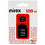 Карта памяти Mirex microSDXC 128 ГБ [13613-AD3UH128] [Class 10, запись - 45 Мбайт/сек, чтение - 100 Мбайт/сек]
