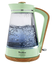 Электрочайник Tesler KT-1750 зеленый [1.7 л, 2200 Вт, скрытый нагревательный элемент, фильтр, материал корпуса - термостойкое стекло]