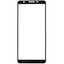Защитное стекло Aceline для экрана Samsung Galaxy A01 Сore [2.5D, олеофобное покрытие, цвет рамки - черный, в комплекте: 1 шт]