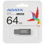 Память USB Flash 64 ГБ ADATA UV250 [AUV250-64G-RBK] [USB 2.0/USB Type-A, монолит, металл]
