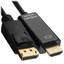 Кабель однонаправленный DEXP HDMI - DisplayPort, 1.8 м [вилка - вилка, длина - 1.8 м, 4096x2160, 60 Гц]